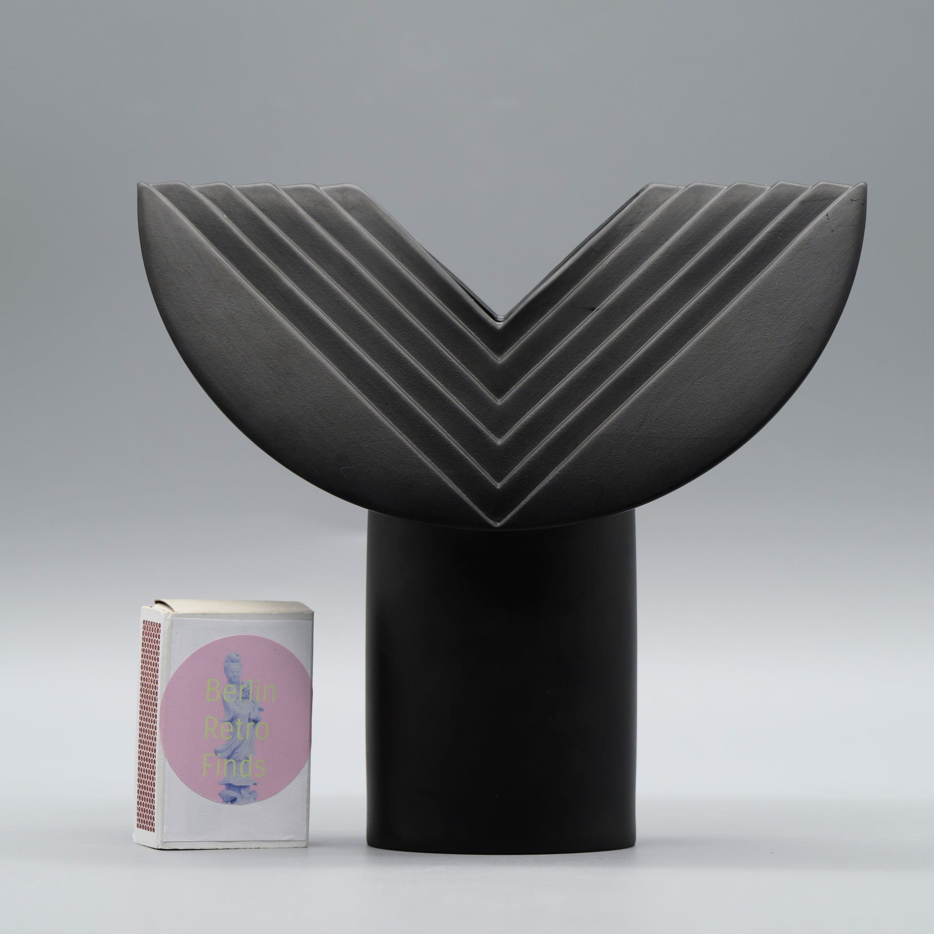 Bisque Porcelain Vase Duo “Totem” – Ambrogio Pozzi for Rosenthal