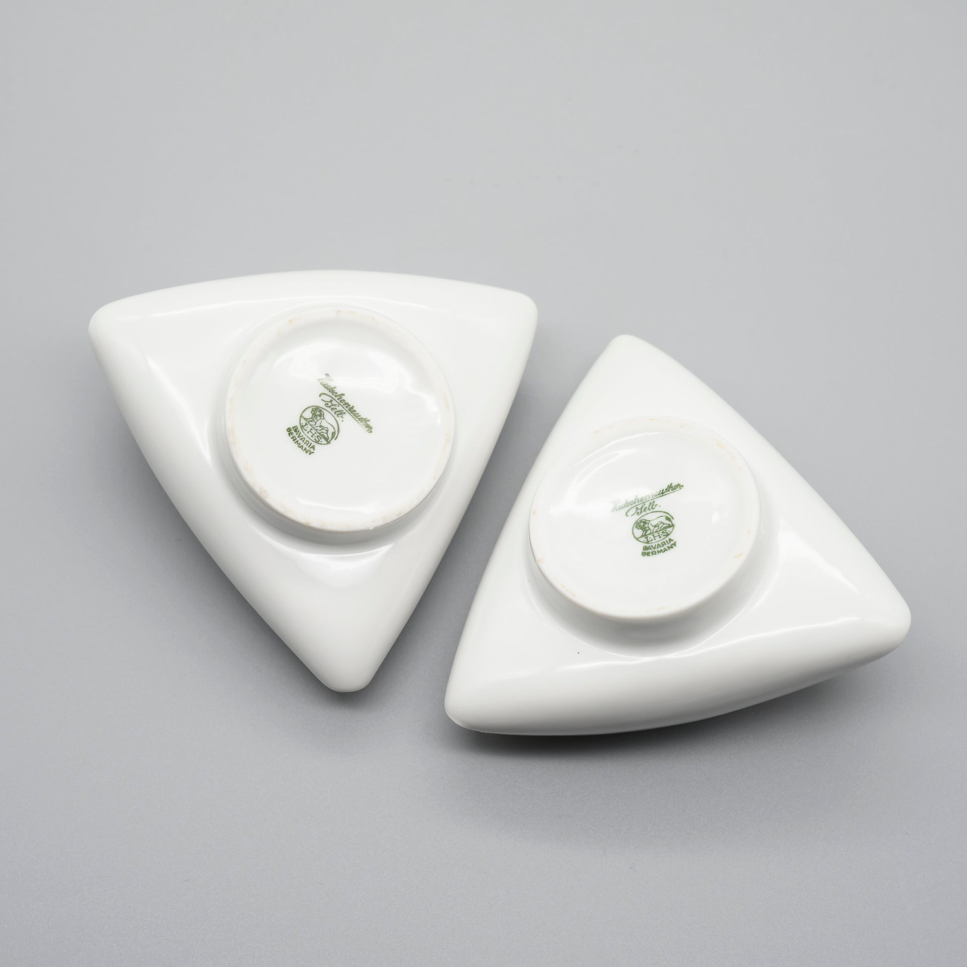 Pair of Porcelain Candle Holders – Hans Achtziger for Hutschenreuther, 1950s–1960s