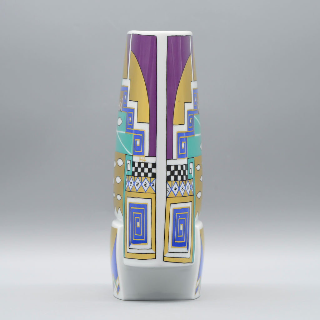 Memphis-era decor of Debut Vase – Michael Boehm & Yves Galgon for Rosenthal, 1970s–1980s