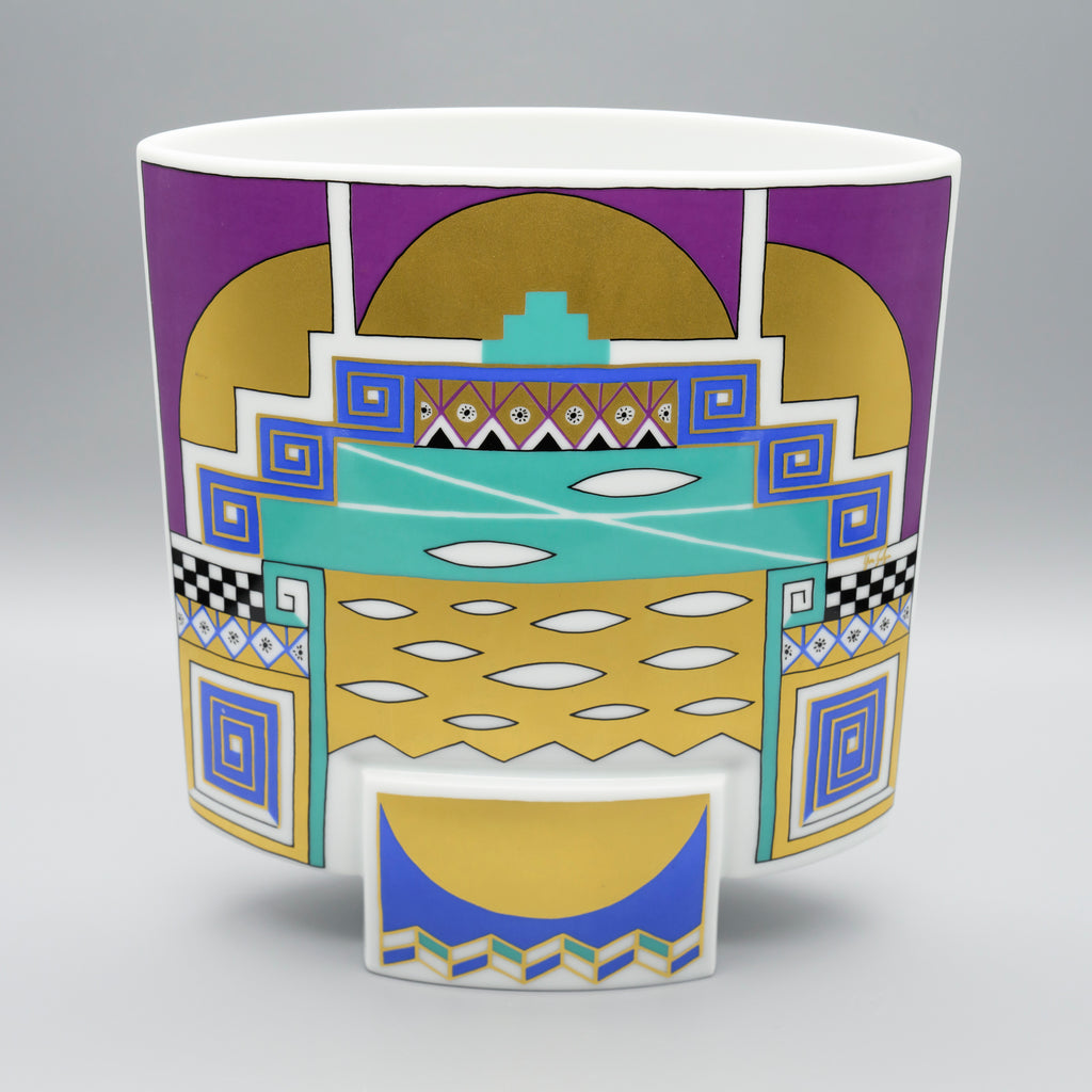 Memphis-era decor of Debut Vase – Michael Boehm & Yves Galgon for Rosenthal, 1970s–1980s