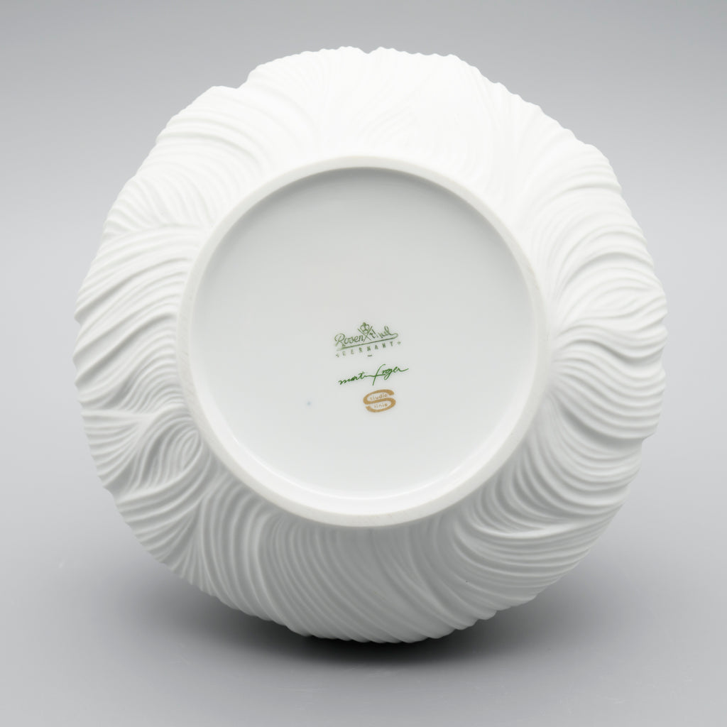 Porcelain Vase Duo “Plissée” – Martin Freyer for Rosenthal, 1968