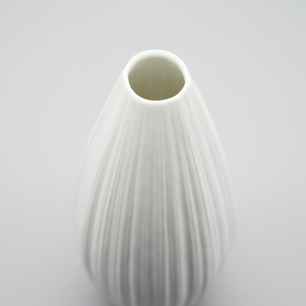 Porcelain Vase Duo “Plissée” – Martin Freyer for Rosenthal, 1968
