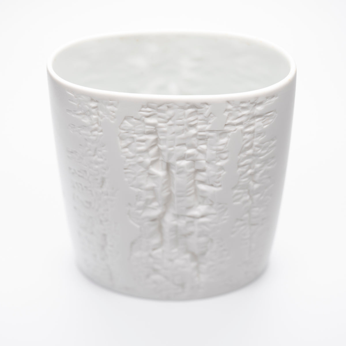 White Bisque Porcelain Vase Duo – Martin Freyer for Rosenthal, 1960s