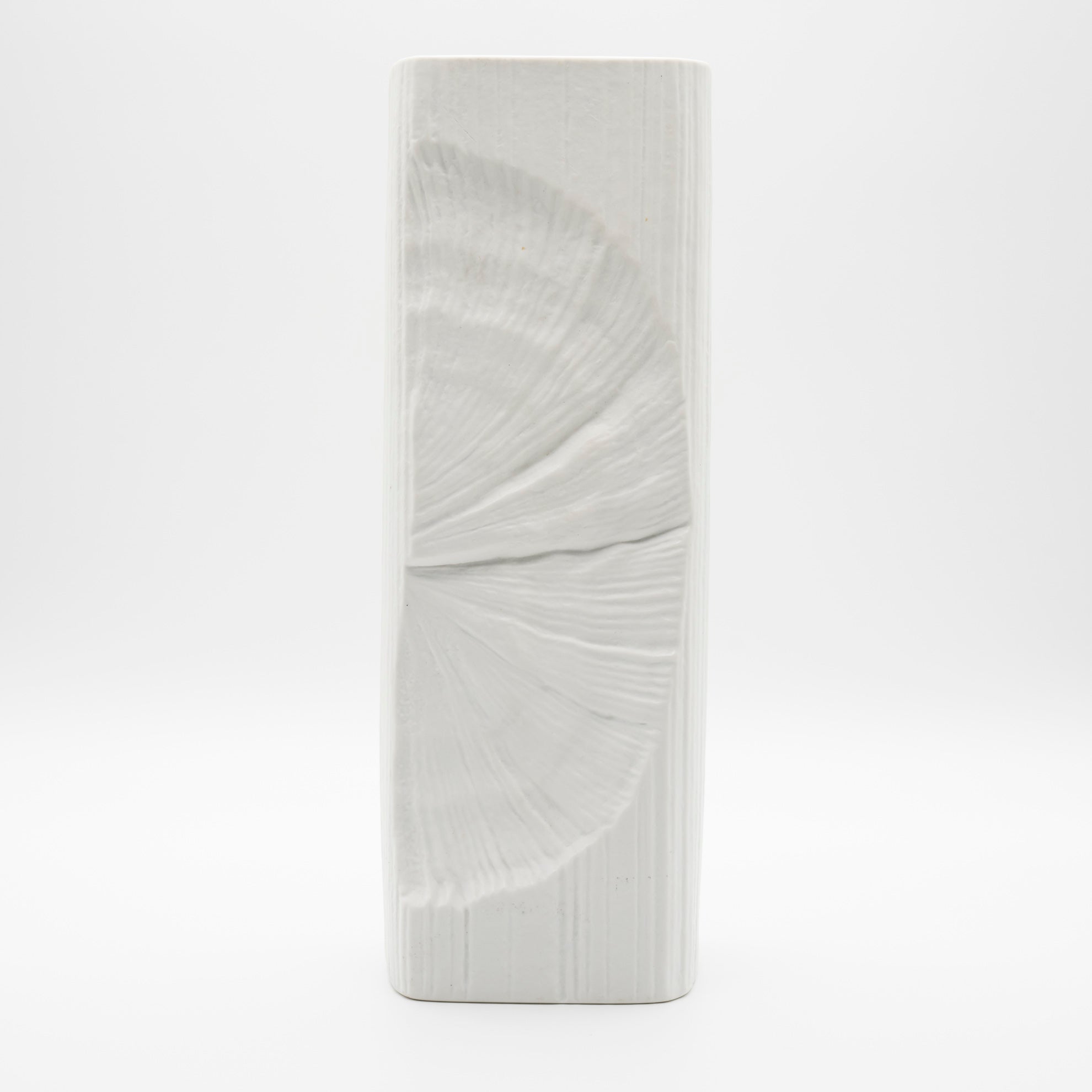 Op-Art Bisque Porcelain Vase - Martin Freyer for Rosenthal, 1970s