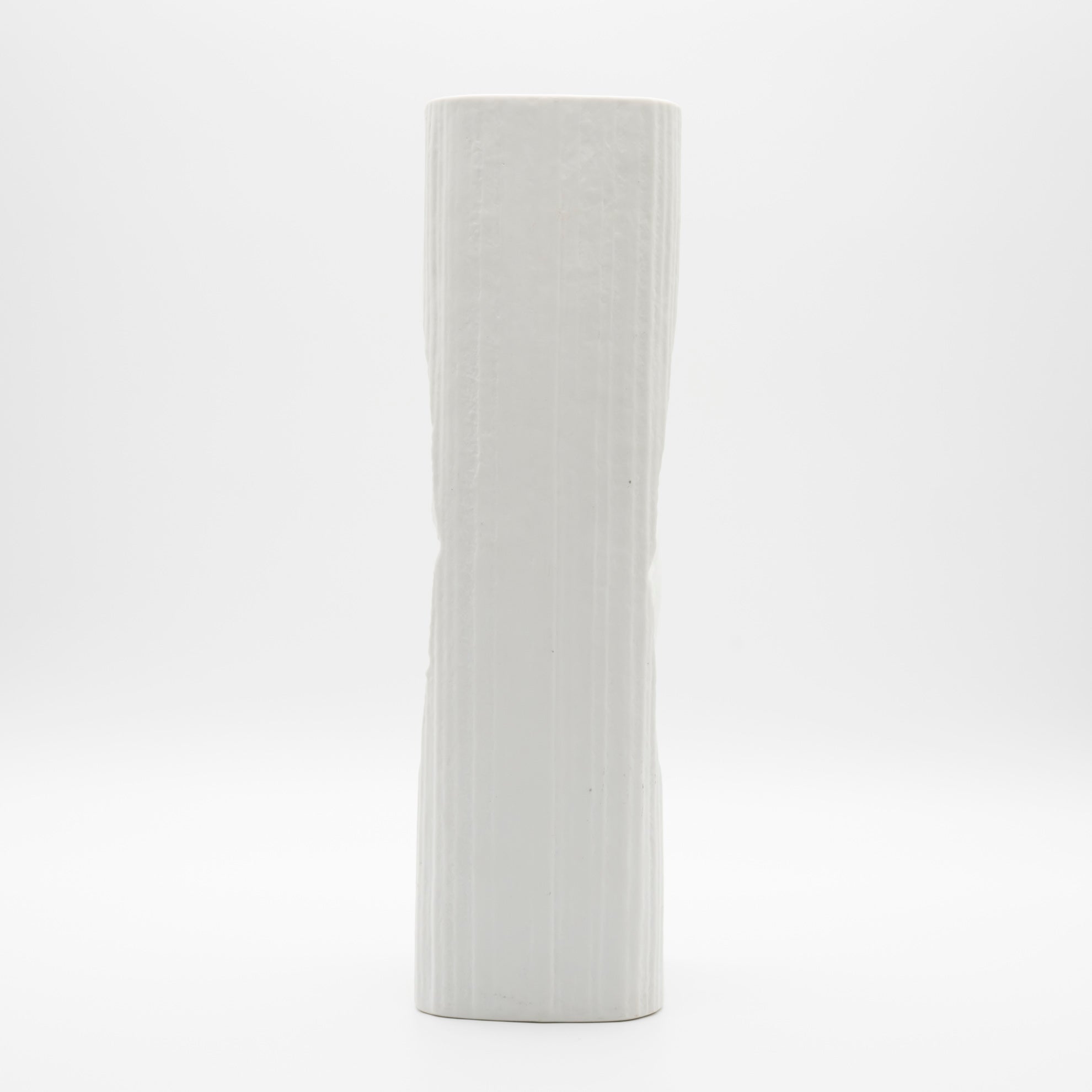 Op-Art Bisque Porcelain Vase - Martin Freyer for Rosenthal, 1970s