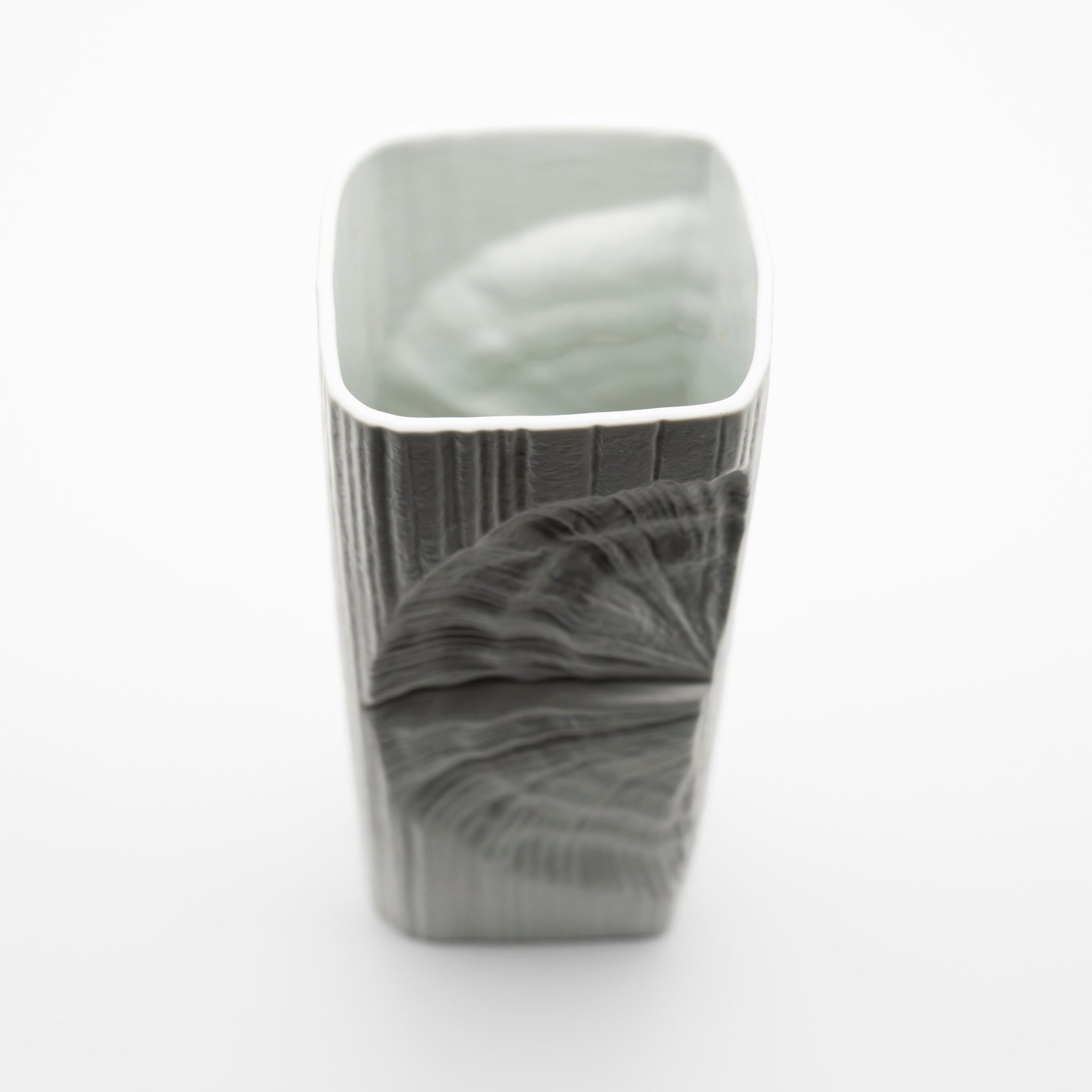 Op-Art Bisque Porcelain Vase - Martin Freyer for Rosenthal, 1970s