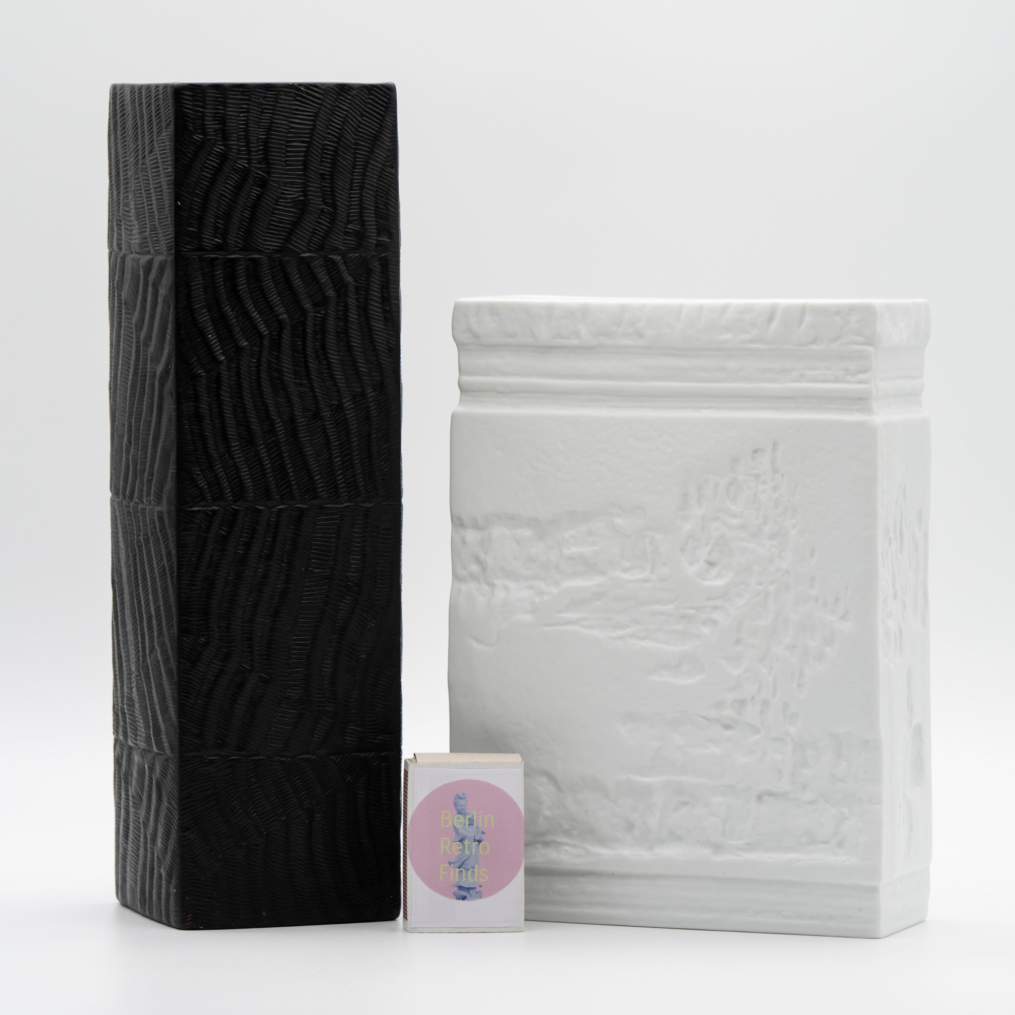 Porcelain Vase Duo – Martin Freyer for Rosenthal, 1970s