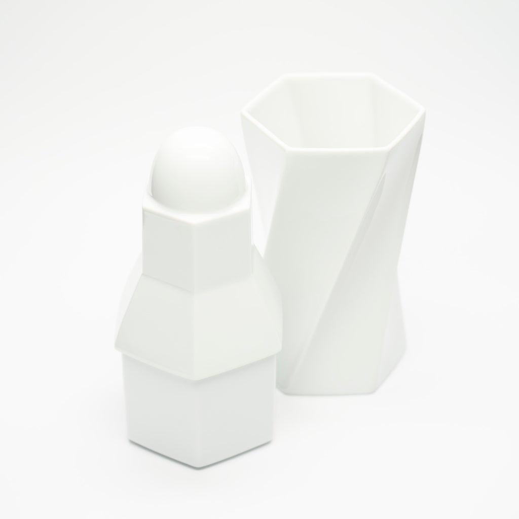 Vase & Lidded Box Duo – Jan van der Vaart & Jane Osborn-Smith for Rosenthal, 1980s–1990s