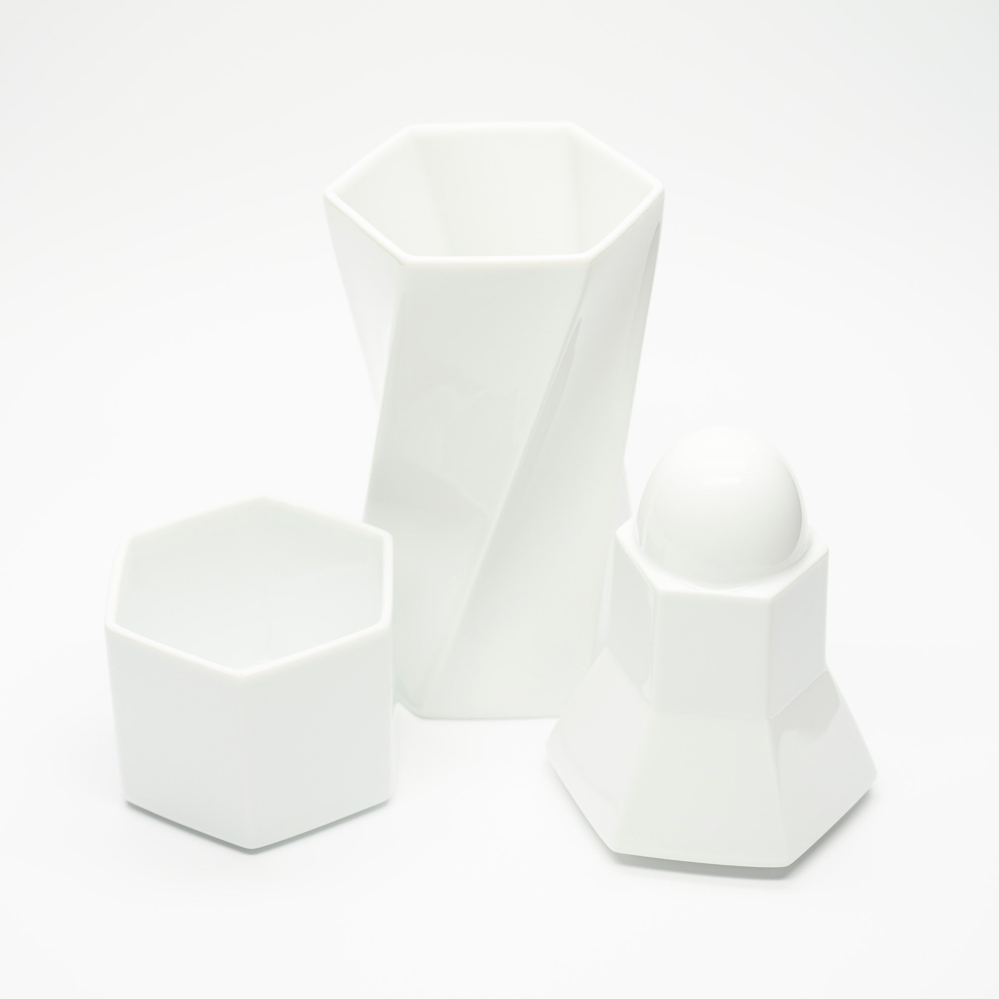 Vase & Lidded Box Duo – Jan van der Vaart & Jane Osborn-Smith for Rosenthal, 1980s–1990s