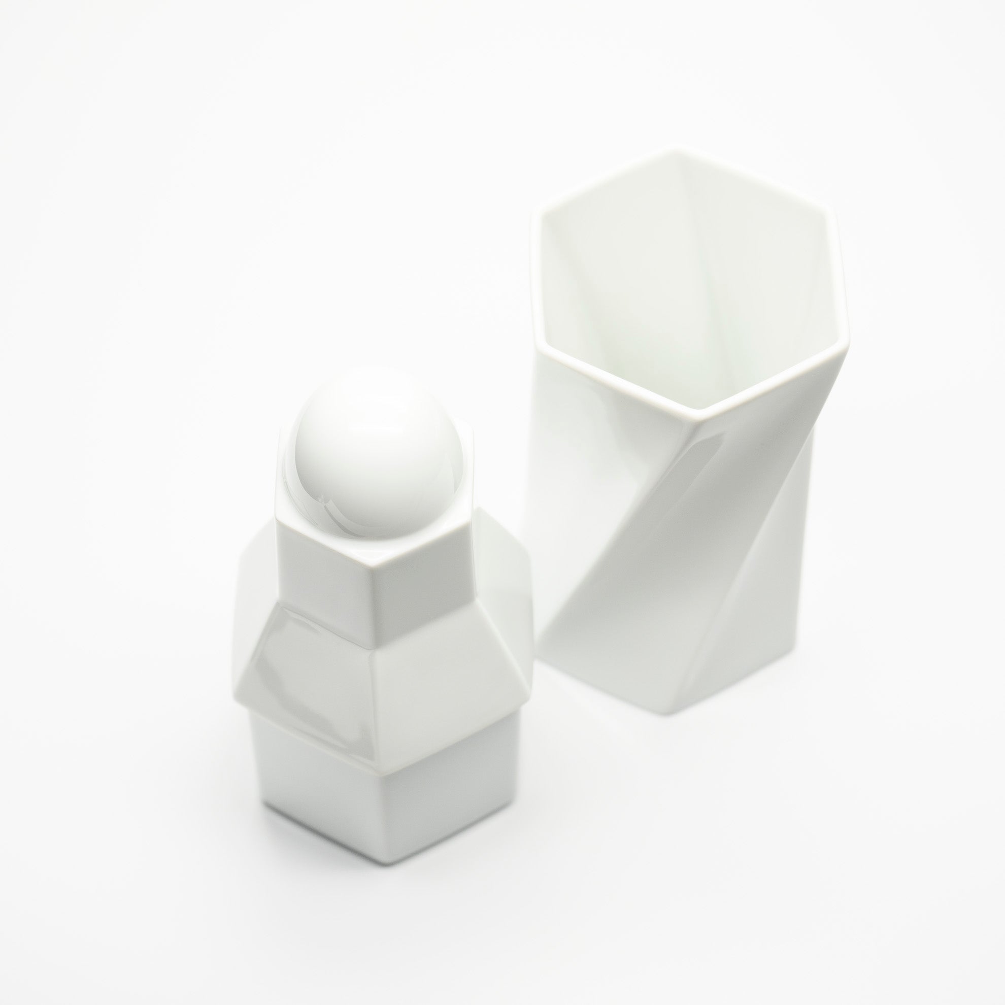 Vase & Lidded Box Duo – Jan van der Vaart & Jane Osborn-Smith for Rosenthal, 1980s–1990s