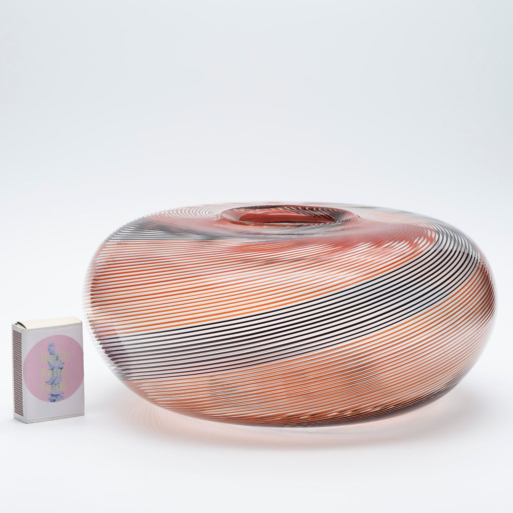 Limited Edition Filigrana Glass Vase – Mario Colelli & Hertha Bengtson for Rosenthal, Late 20th Century