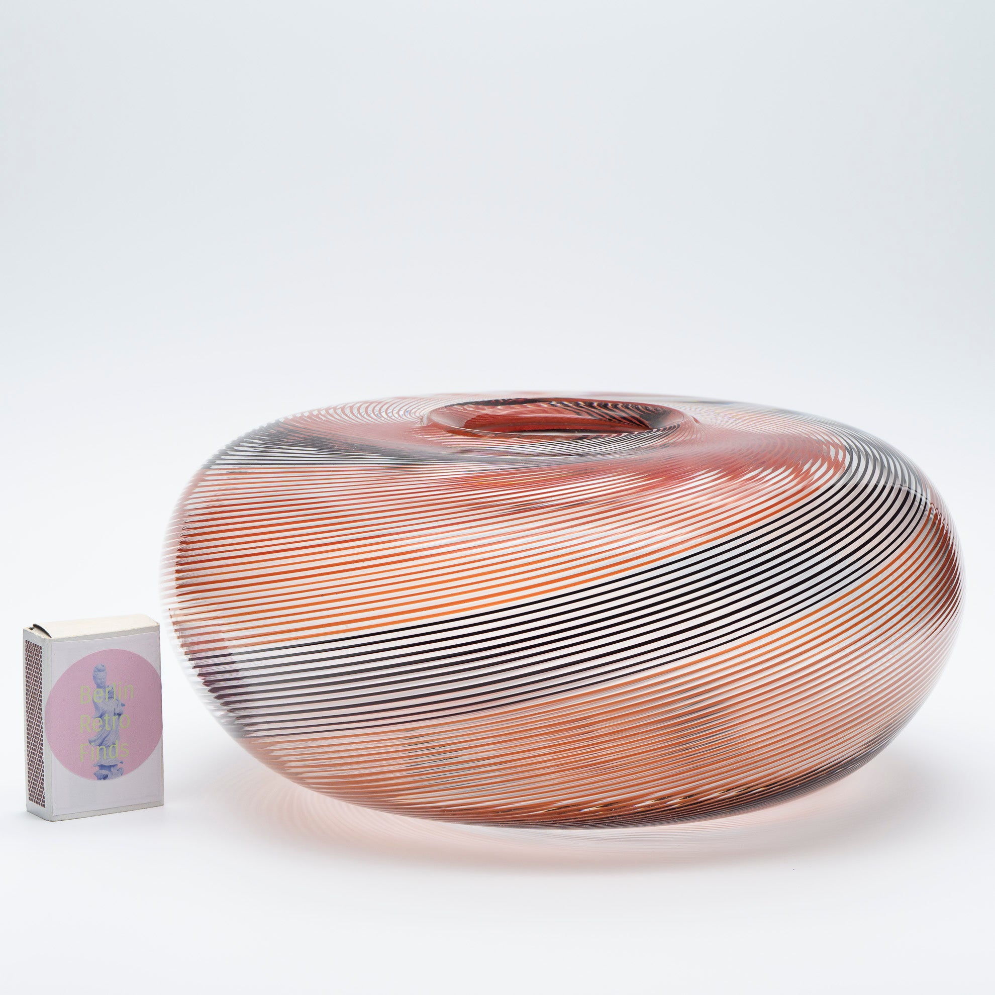 Limited Edition Filigrana Glass Vase – Mario Colelli & Hertha Bengtson for Rosenthal, Late 20th Century