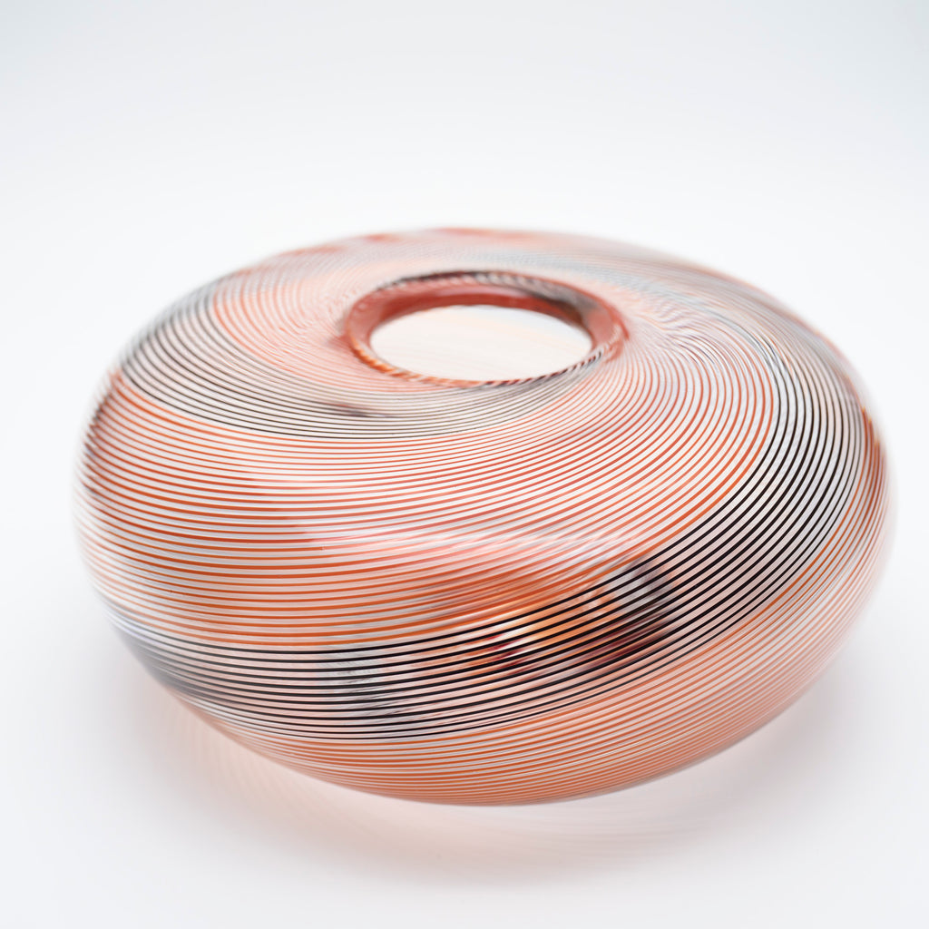 Limited Edition Filigrana Glass Vase – Mario Colelli & Hertha Bengtson for Rosenthal, Late 20th Century