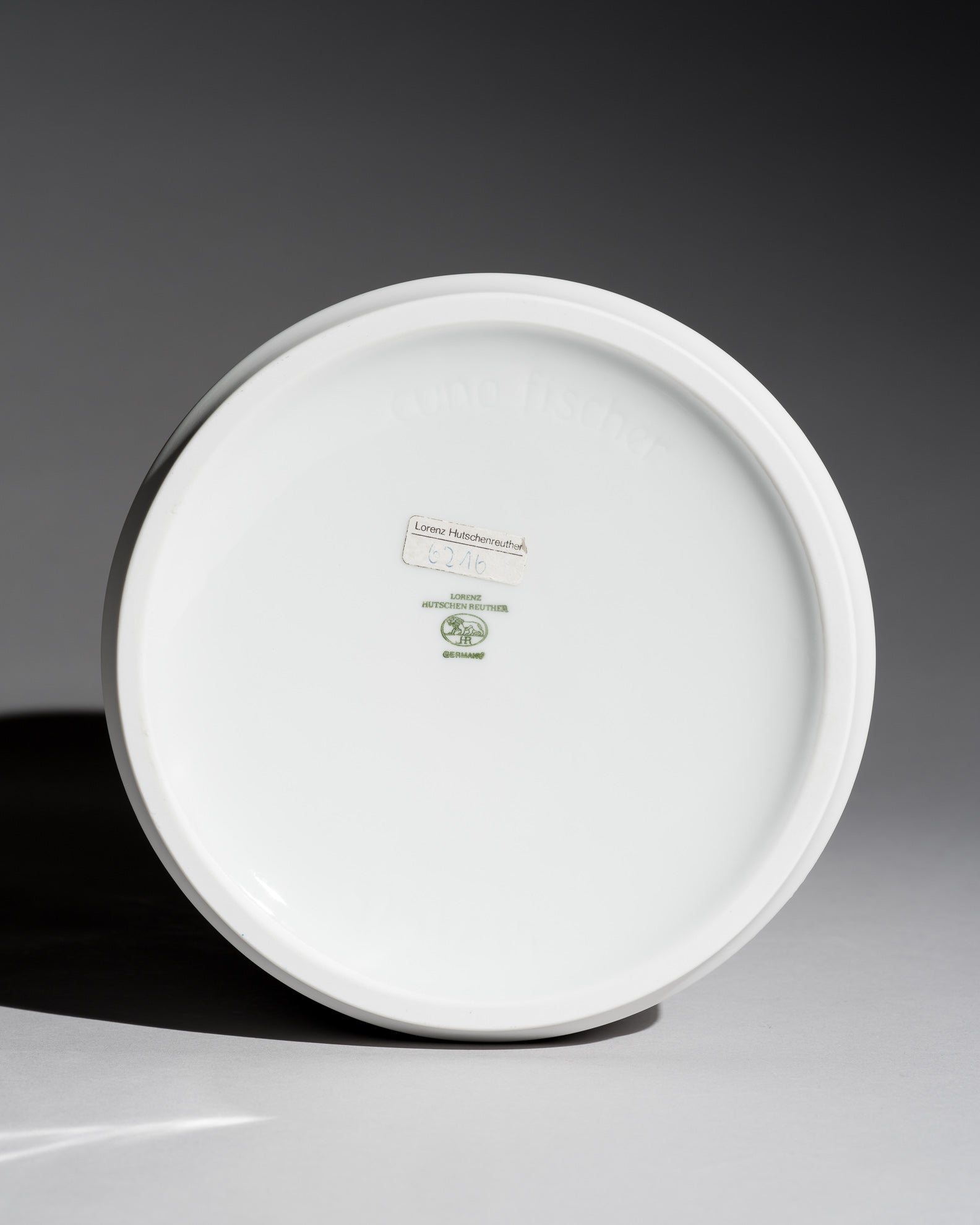 Figural Relief Bisque Porcelain Vase - Cuno Fischer for Hutschenreuther, 1969