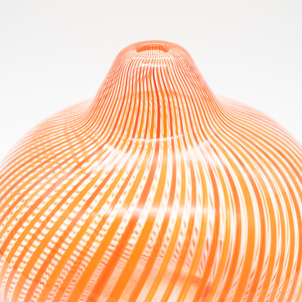 Filigrana Hand-Blown Glass Vase - Mario Colelli and Hertha Bengtson for Rosenthal, 1980s