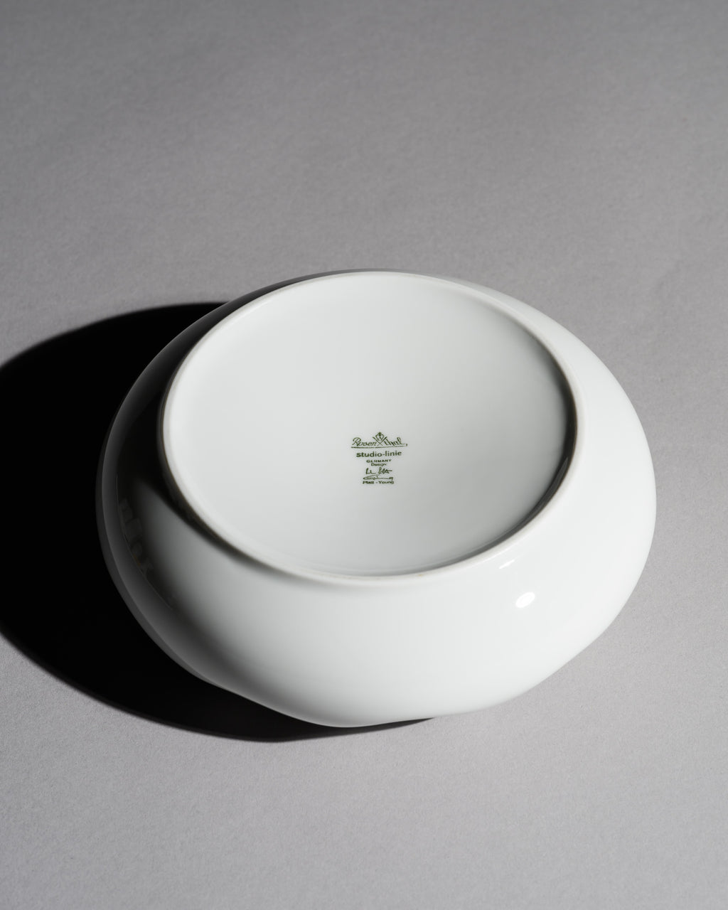 Spirit Glossy White Porcelain Trio – Platt & Young for Rosenthal, 1999