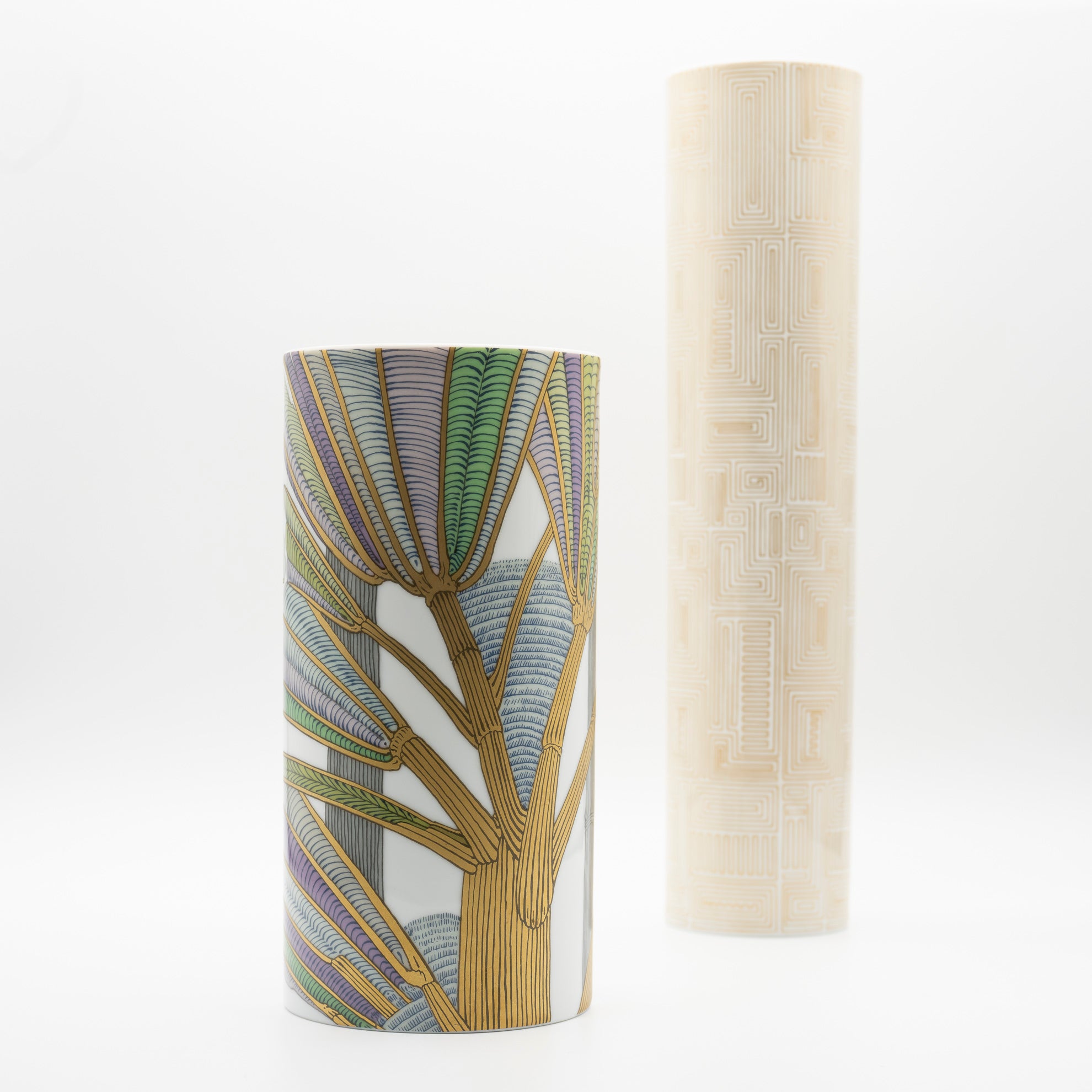 Porcelain Vase Duo – Alain Le Foll & Cuno Fischer for Rosenthal, 1980s
