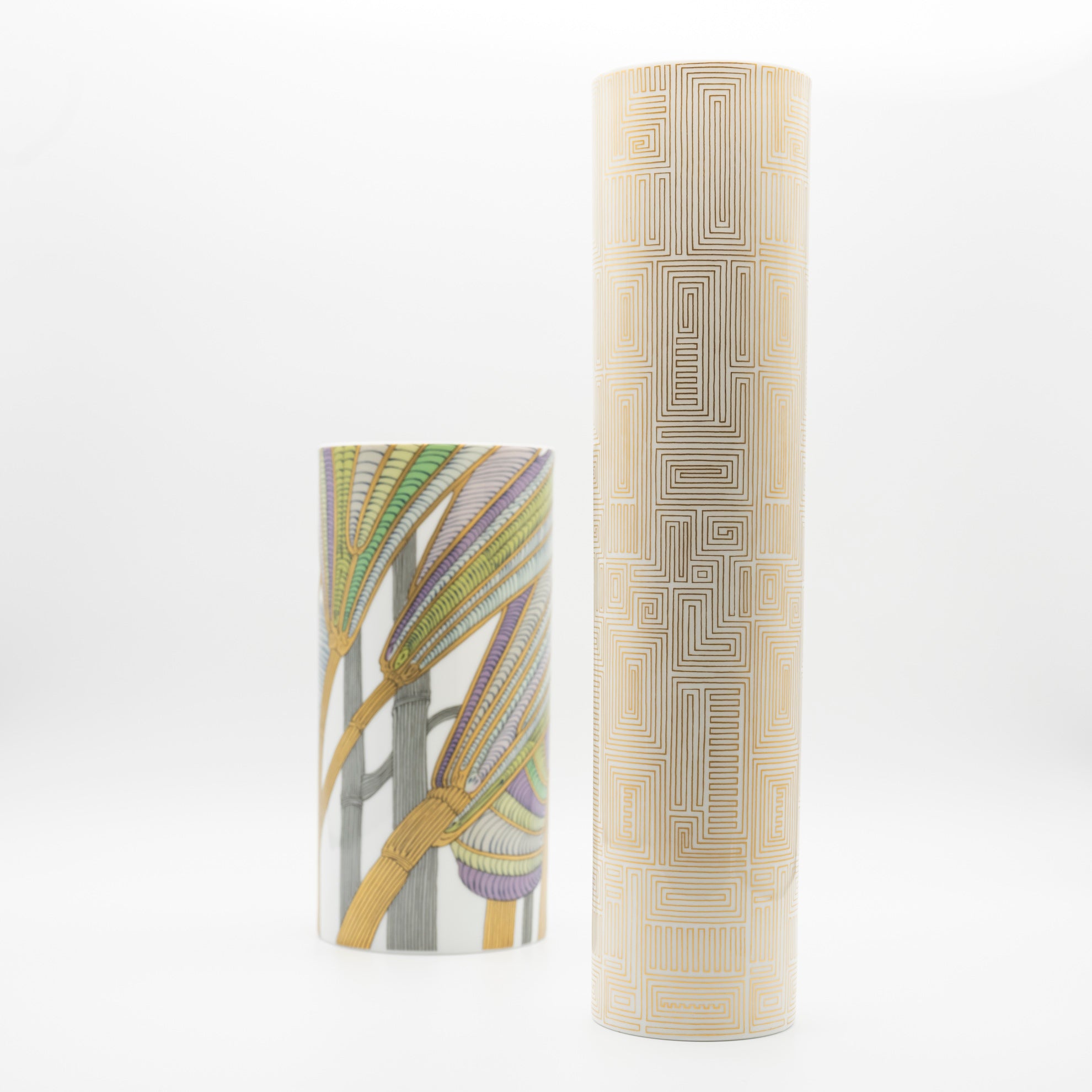 Porcelain Vase Duo – Alain Le Foll & Cuno Fischer for Rosenthal, 1980s