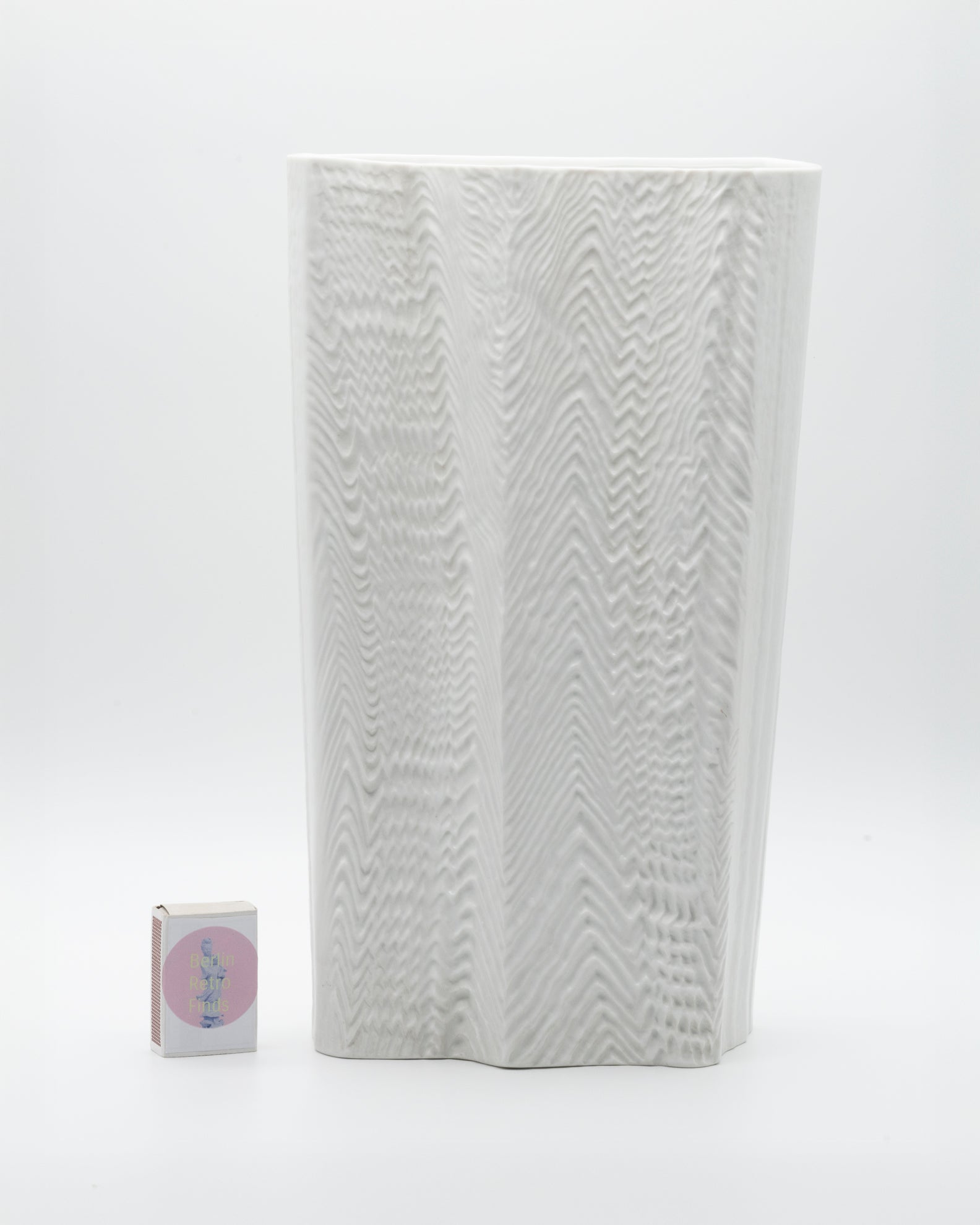 Bisque Porcelain Vase Duo "Cascade" - Martin Freyer for Rosenthal, 1981