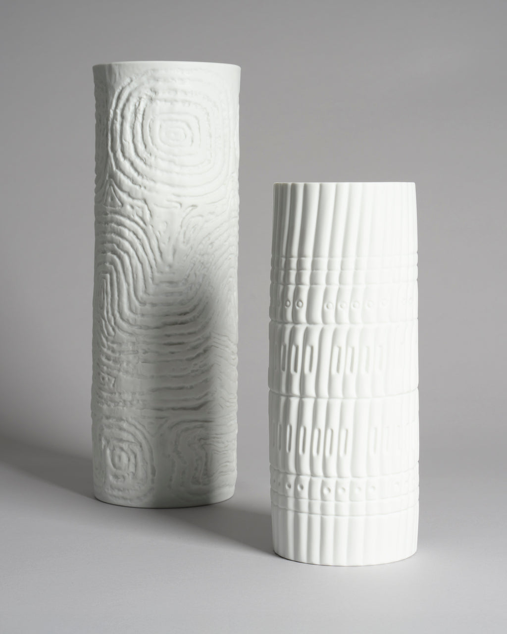 Curated Vase Duo – Martin Freyer & Werner Schreib for Rosenthal, 1960s–1970s