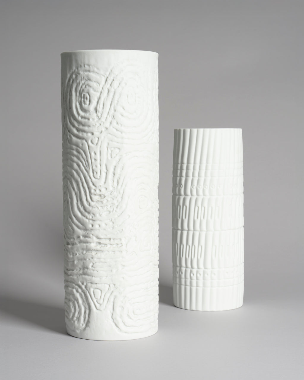 Curated Vase Duo – Martin Freyer & Werner Schreib for Rosenthal, 1960s–1970s