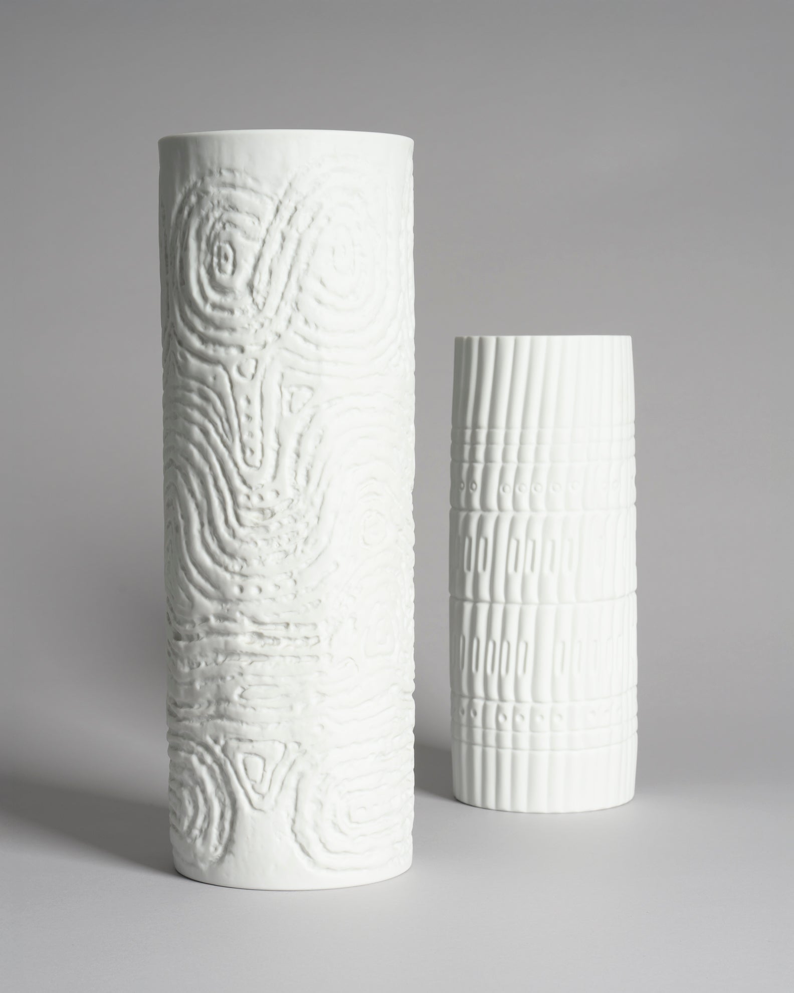 Curated Vase Duo – Martin Freyer & Werner Schreib for Rosenthal, 1960s–1970s