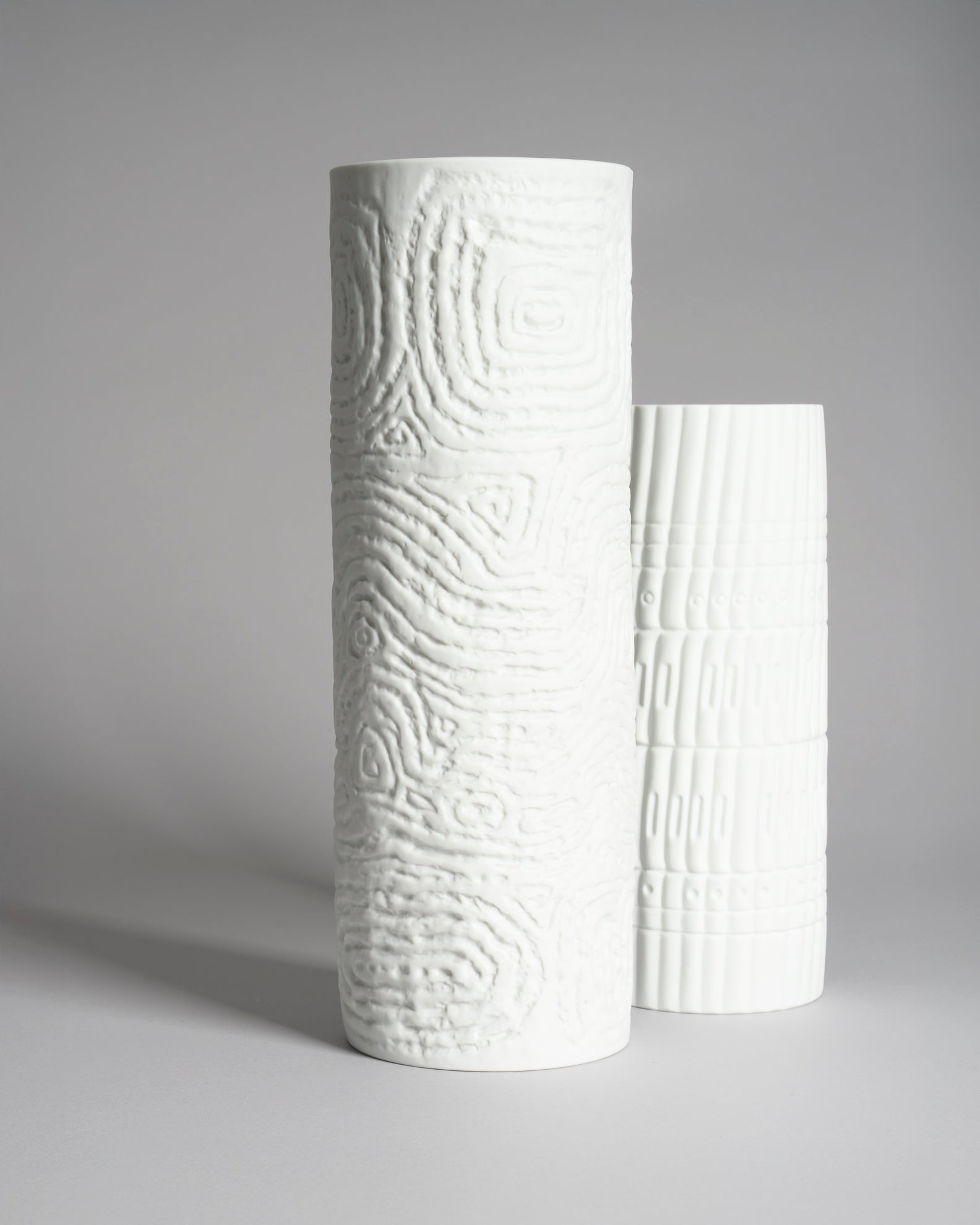 Curated Vase Duo – Martin Freyer & Werner Schreib for Rosenthal, 1960s–1970s
