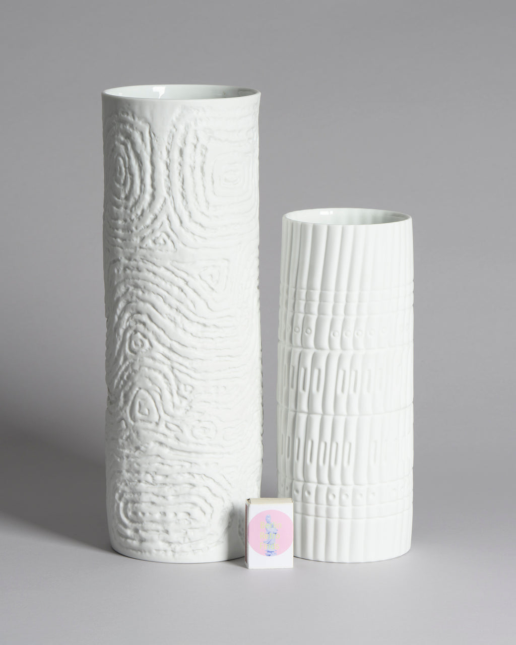 Curated Vase Duo – Martin Freyer & Werner Schreib for Rosenthal, 1960s–1970s
