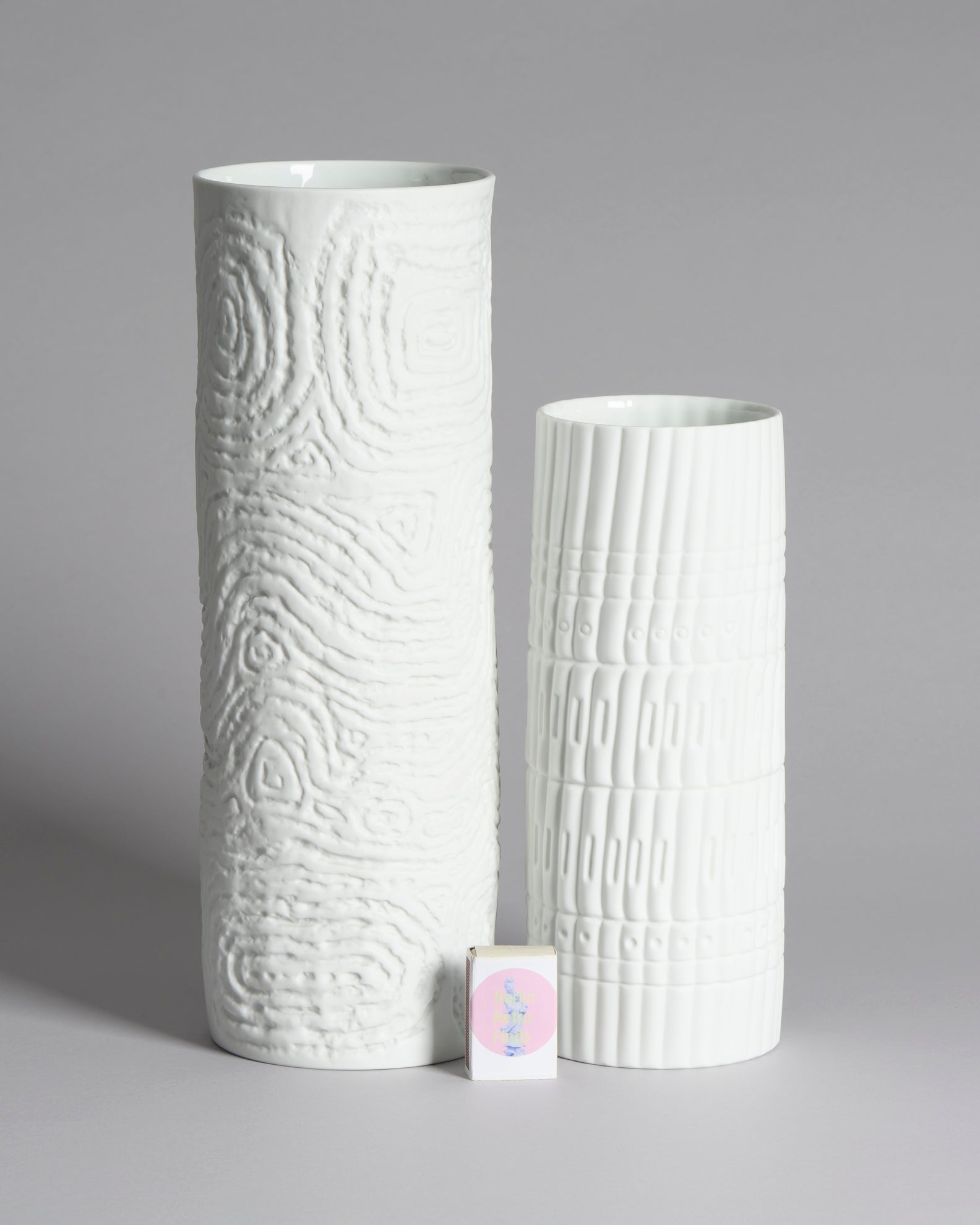 Curated Vase Duo – Martin Freyer & Werner Schreib for Rosenthal, 1960s–1970s