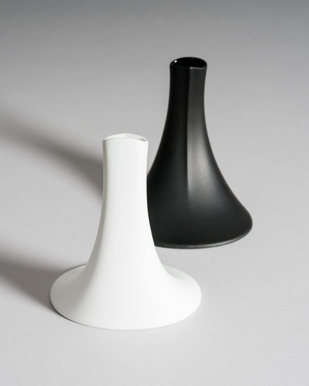 Bisque Porcelain Vase Duo – James Kirkwood for Rosenthal, 1980s