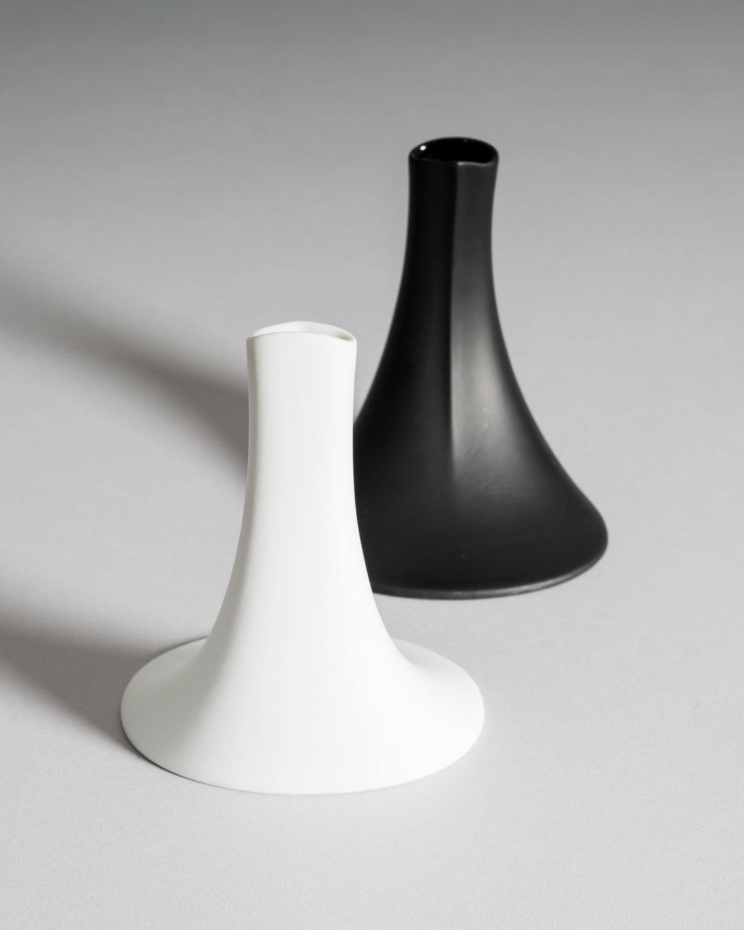 Bisque Porcelain Vase Duo – James Kirkwood for Rosenthal, 1980s