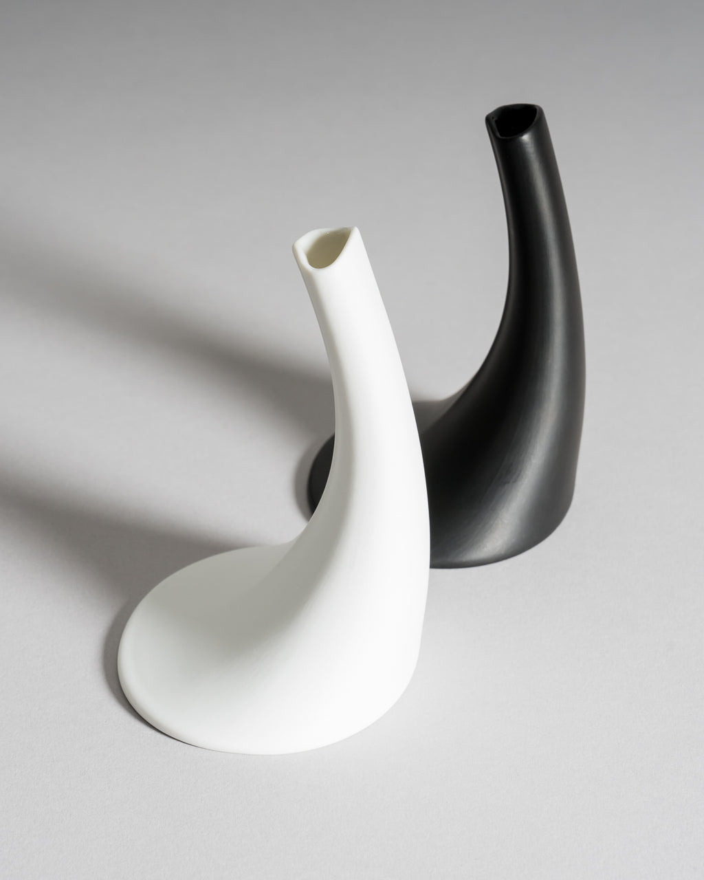 Bisque Porcelain Vase Duo – James Kirkwood for Rosenthal, 1980s