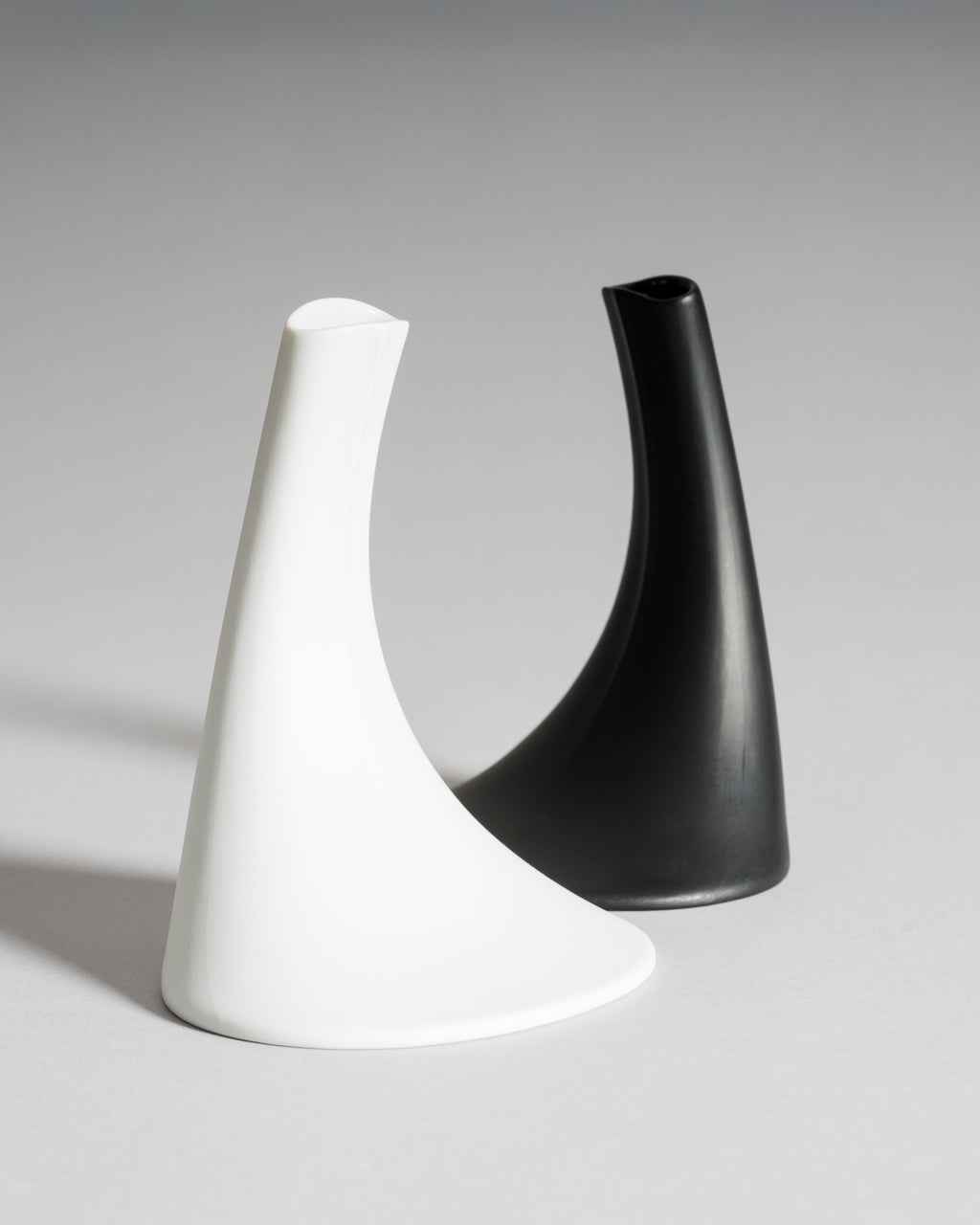Bisque Porcelain Vase Duo – James Kirkwood for Rosenthal, 1980s