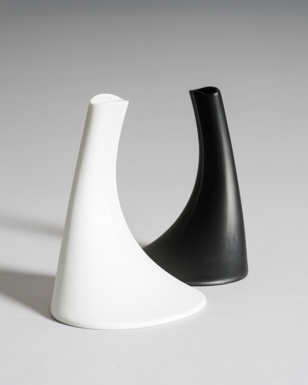 Bisque Porcelain Vase Duo – James Kirkwood for Rosenthal, 1980s