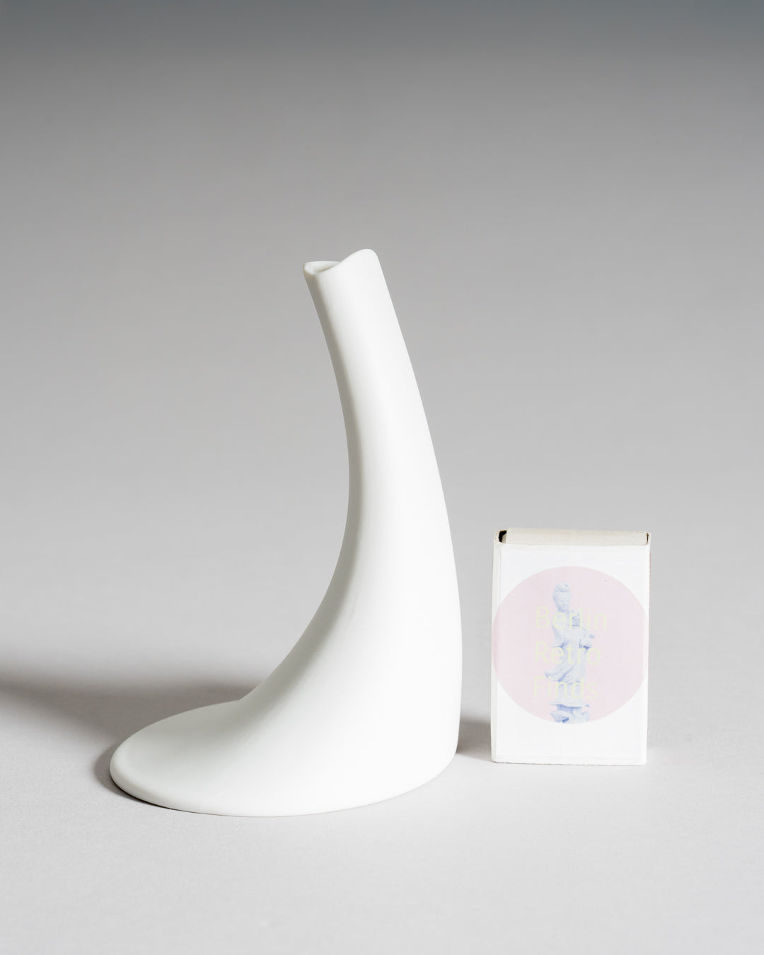 Bisque Porcelain Vase Duo – James Kirkwood for Rosenthal, 1980s