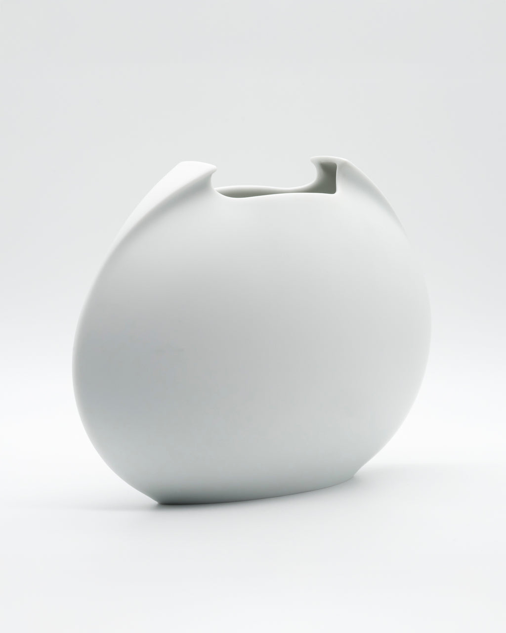 White Bisque Porcelain Vase "Tasca" - Lino Sabattini for Rosenthal, 1986