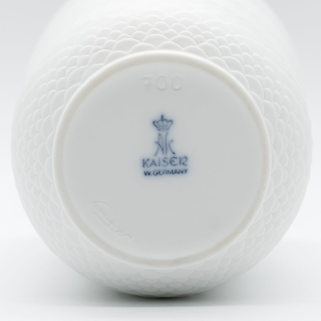 Relief Porcelain Vase Trio - Manfred Frey for AK Kaiser, 1970s