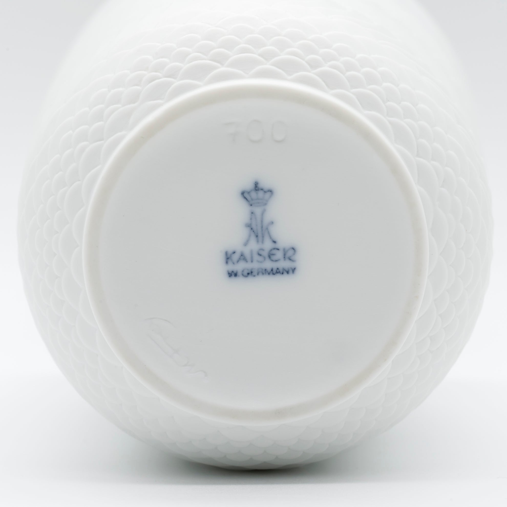 Relief Porcelain Vase Trio - Manfred Frey for AK Kaiser, 1970s