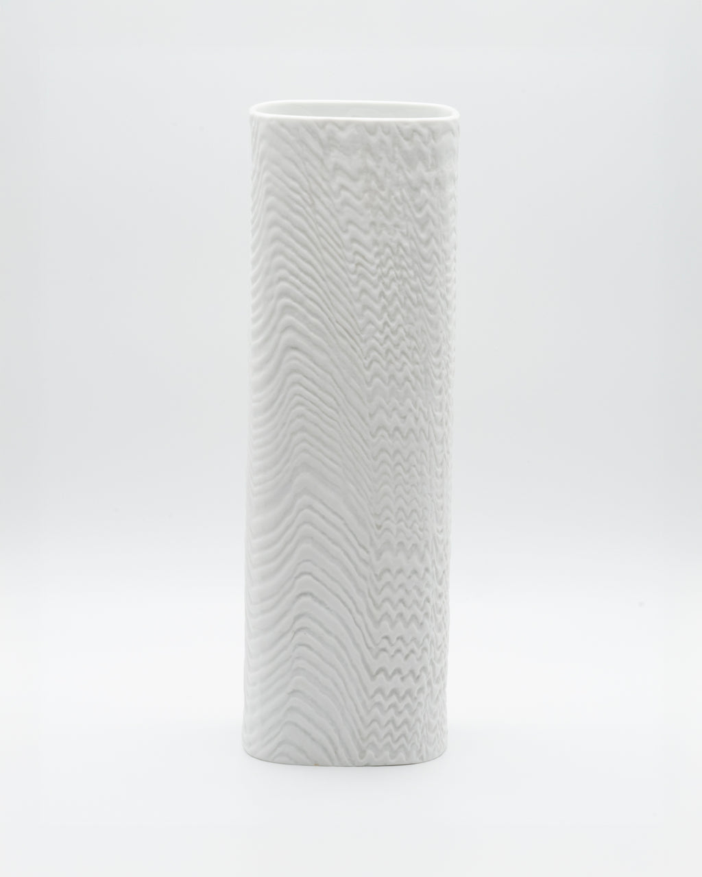 White Bisque Vase “Wave” – Martin Freyer for Rosenthal, 1960s-1970s