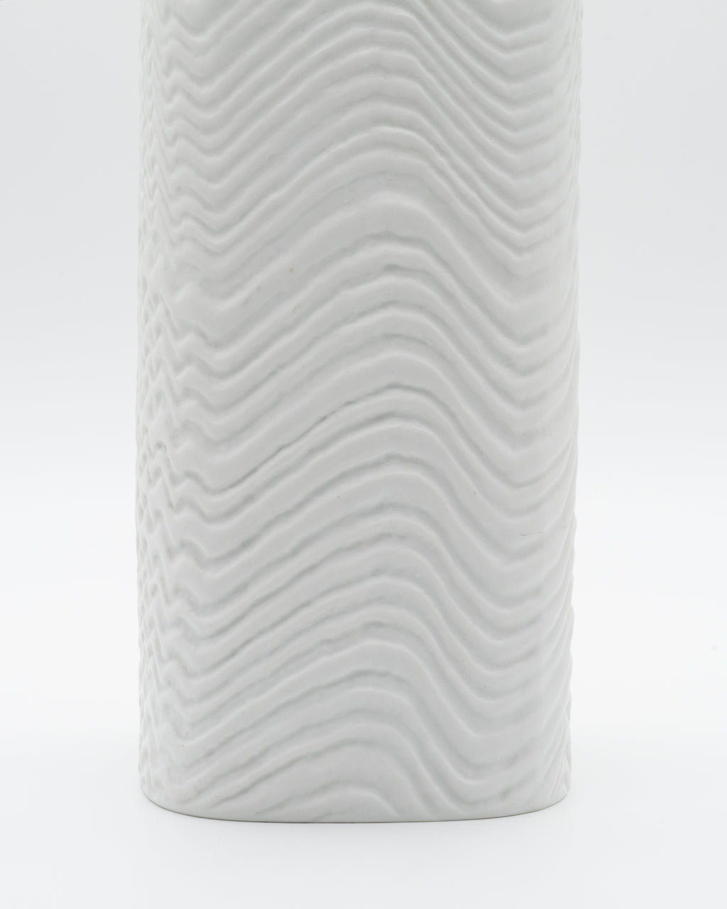 White Bisque Vase “Wave” – Martin Freyer for Rosenthal, 1960s-1970s