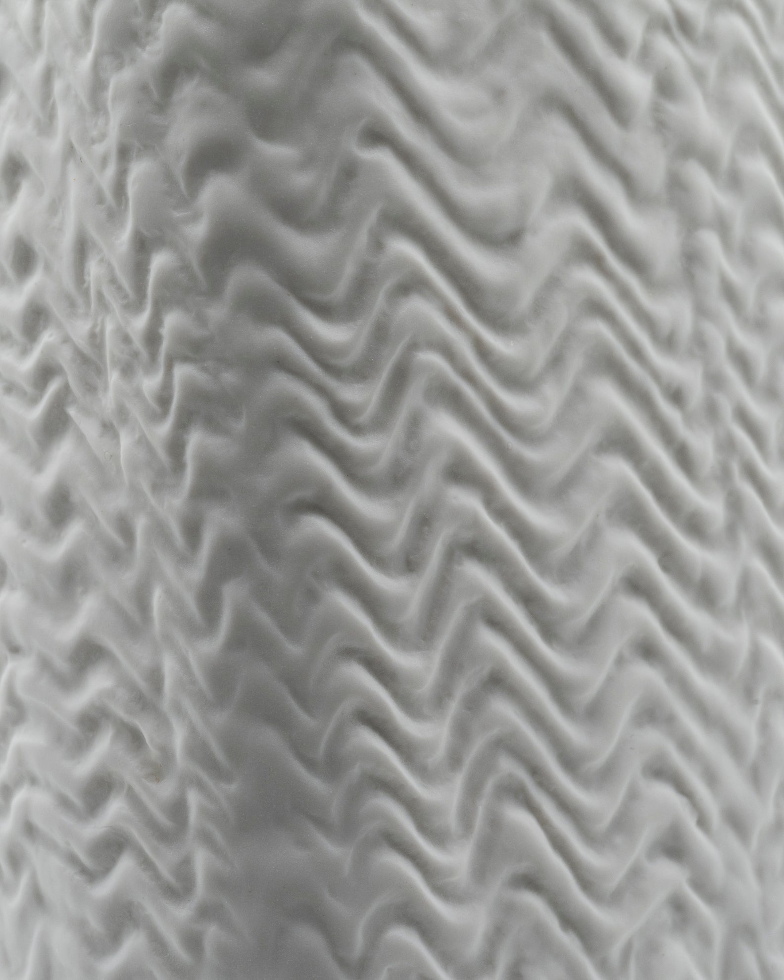 White Bisque Vase “Wave” – Martin Freyer for Rosenthal, 1960s-1970s