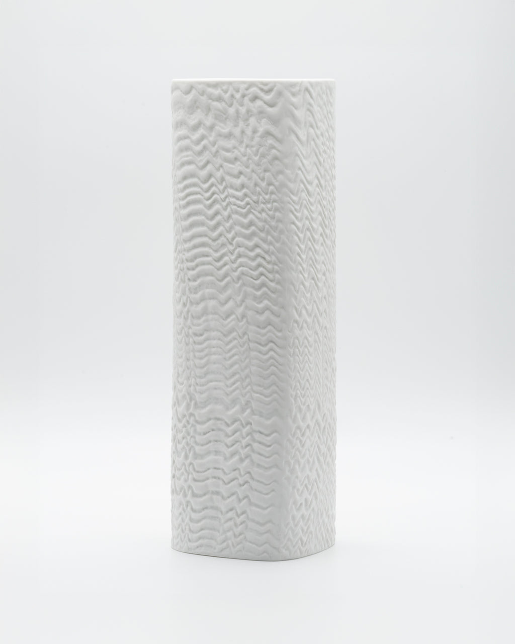 White Bisque Vase “Wave” – Martin Freyer for Rosenthal, 1960s-1970s
