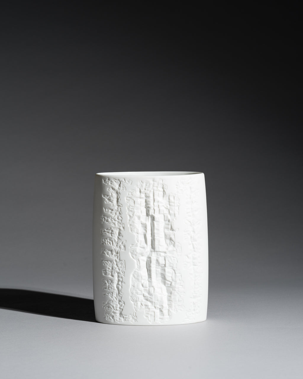 White Bisque Porcelain Trio – Werner Schreib, Martin Freyer & Werner Uhl for Rosenthal, 1970s–1980s