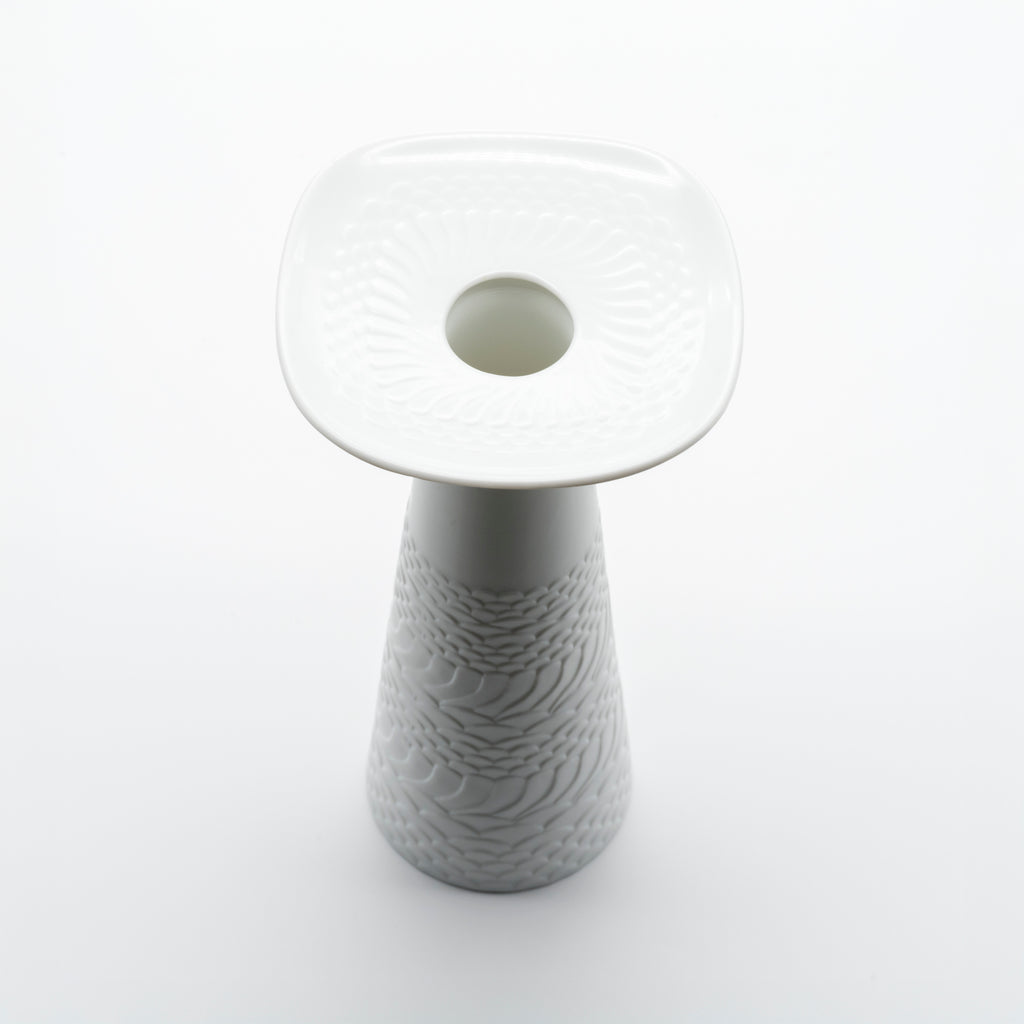 Relief Porcelain Vase Trio - Manfred Frey for AK Kaiser, 1970s