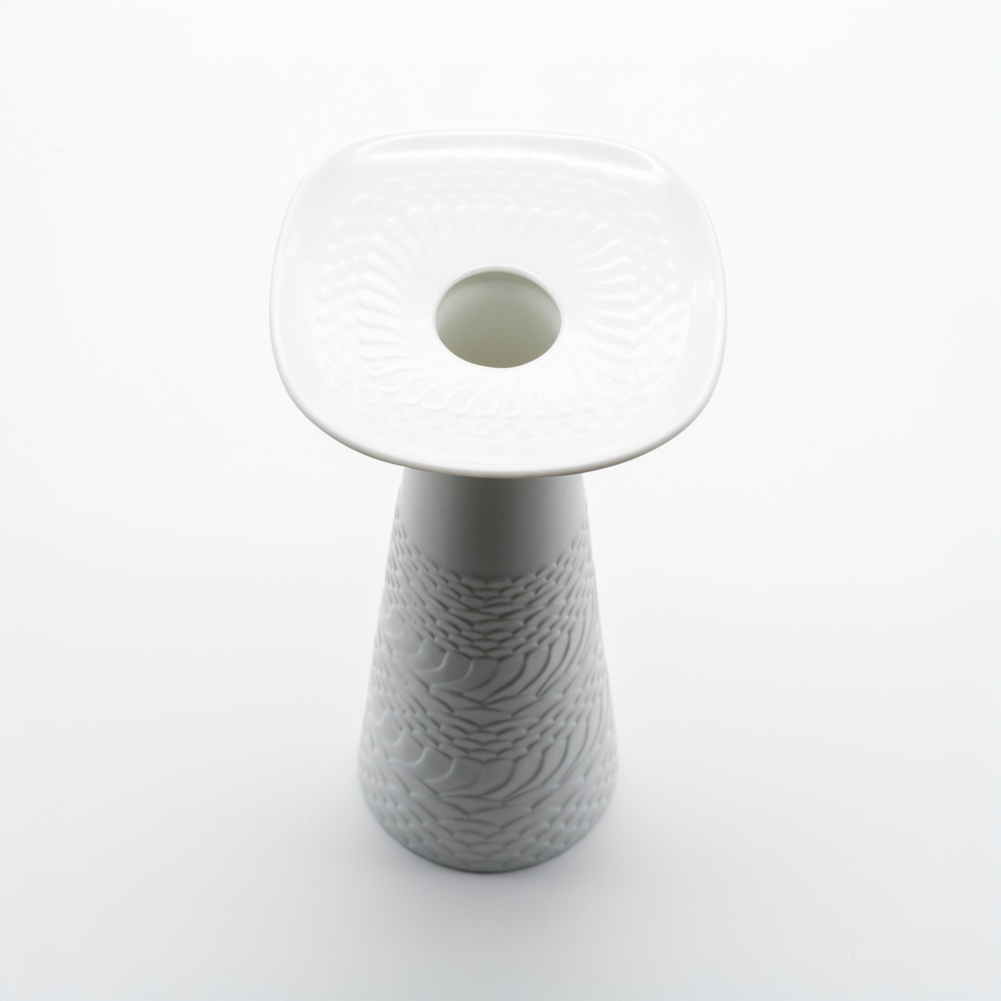 Relief Porcelain Vase Trio - Manfred Frey for AK Kaiser, 1970s
