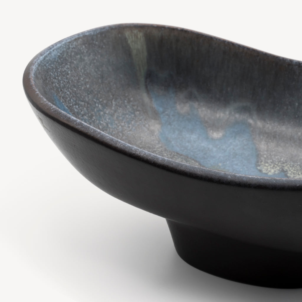 Footed Ceramic Fruit Bowl – Fridegart Glatzle for Karlsruher Majolika, Germany