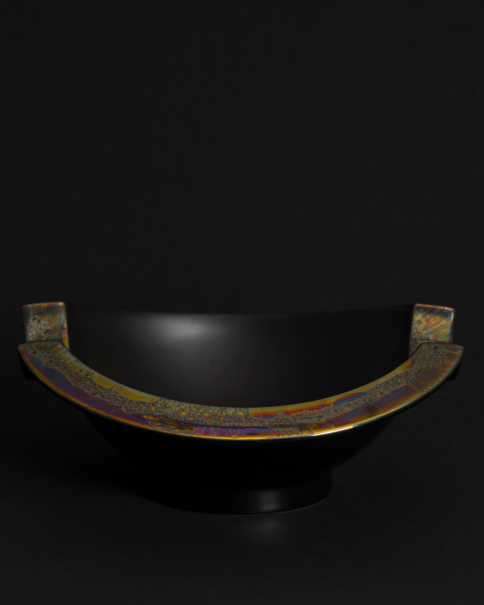 Nautica Porcelaine Noire Bowl – Jan van der Vaart & Helmut Drexler for Rosenthal, 1990s