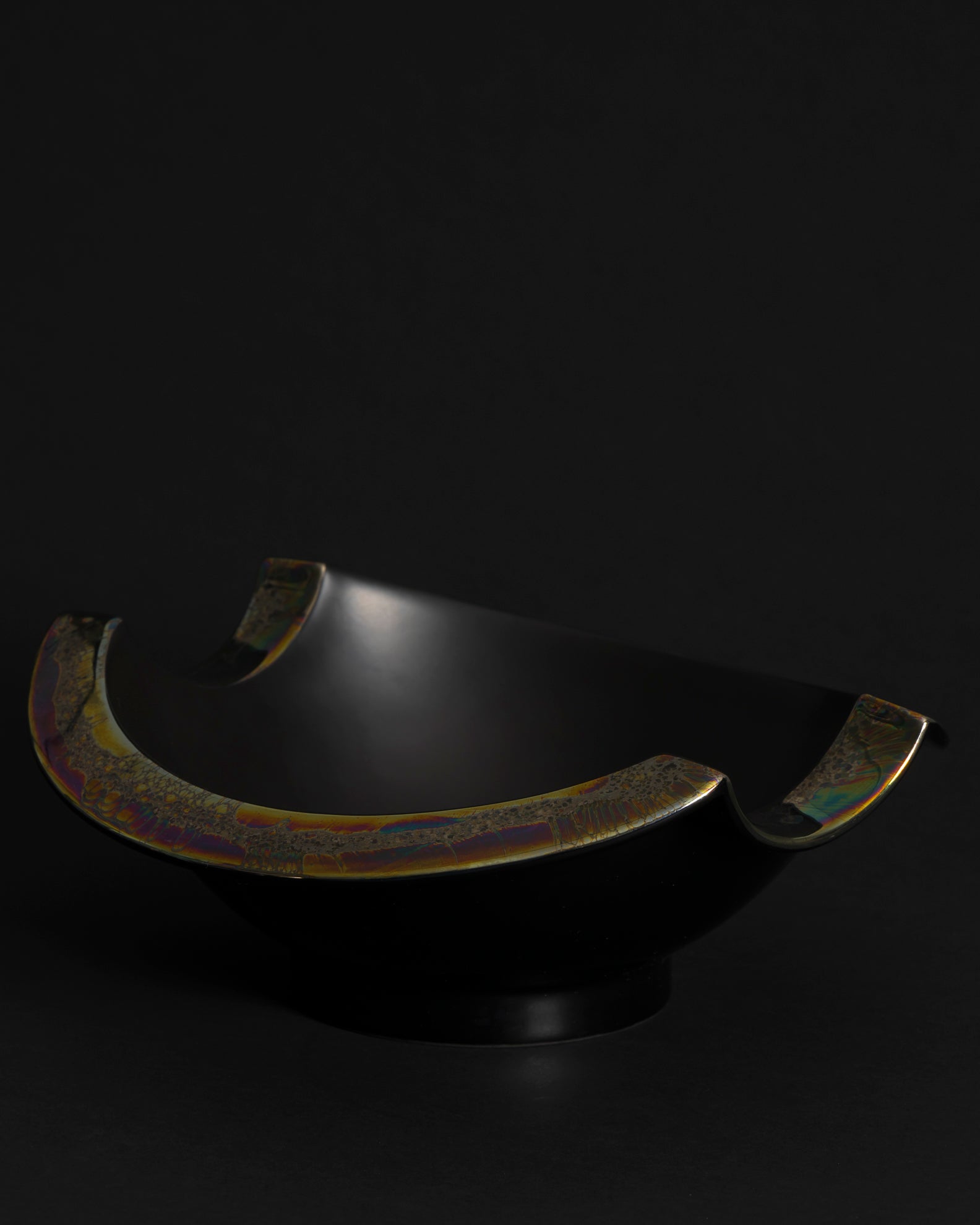 Nautica Porcelaine Noire Bowl – Jan van der Vaart & Helmut Drexler for Rosenthal, 1990s