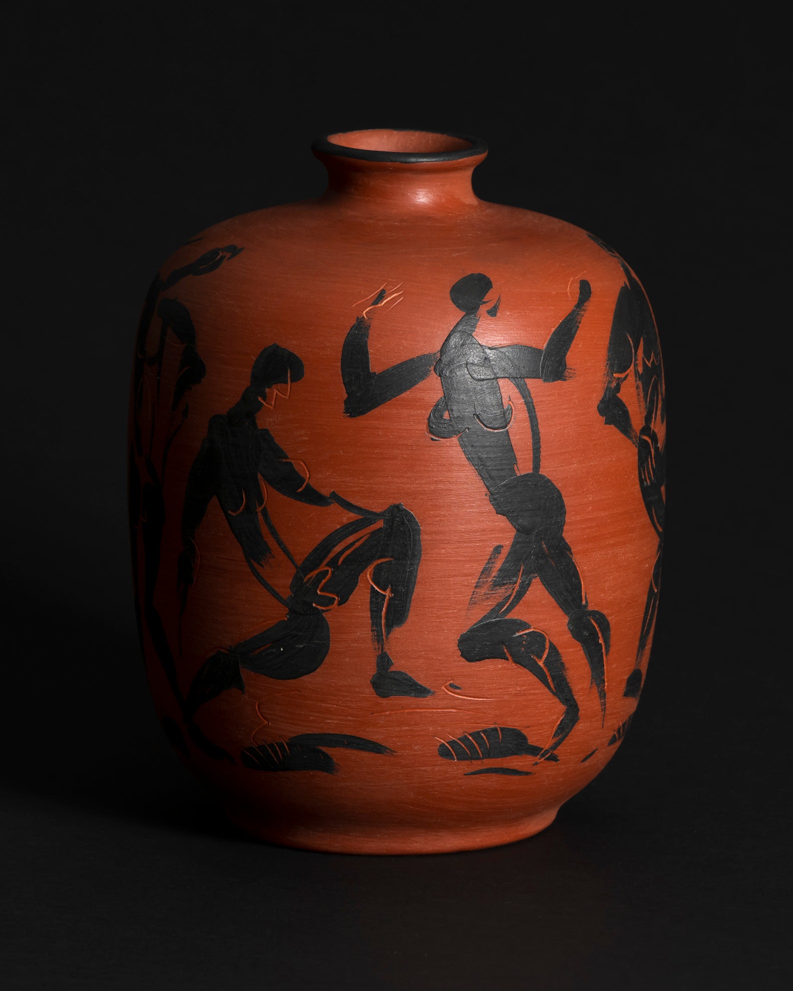 Ceramic Artist Vase – Dietmar Liedke for Karlsruher Majolika, 1970s