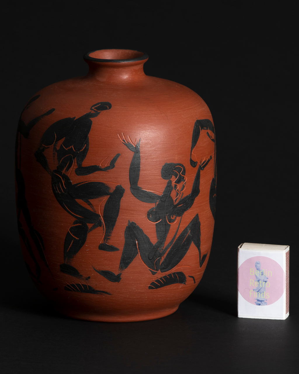 Ceramic Artist Vase – Dietmar Liedke for Karlsruher Majolika, 1970s
